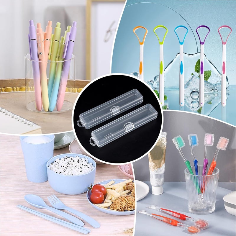 Wiojtry Tongue Scraper Case, Tongue Scraper Case Only, Tongue Scraper Travel Case, Tongue Cleaner Case, Case for Tongue Scraper, Tongue Scraper Holder, Transparent Tongue Cleaner Case - Image 4